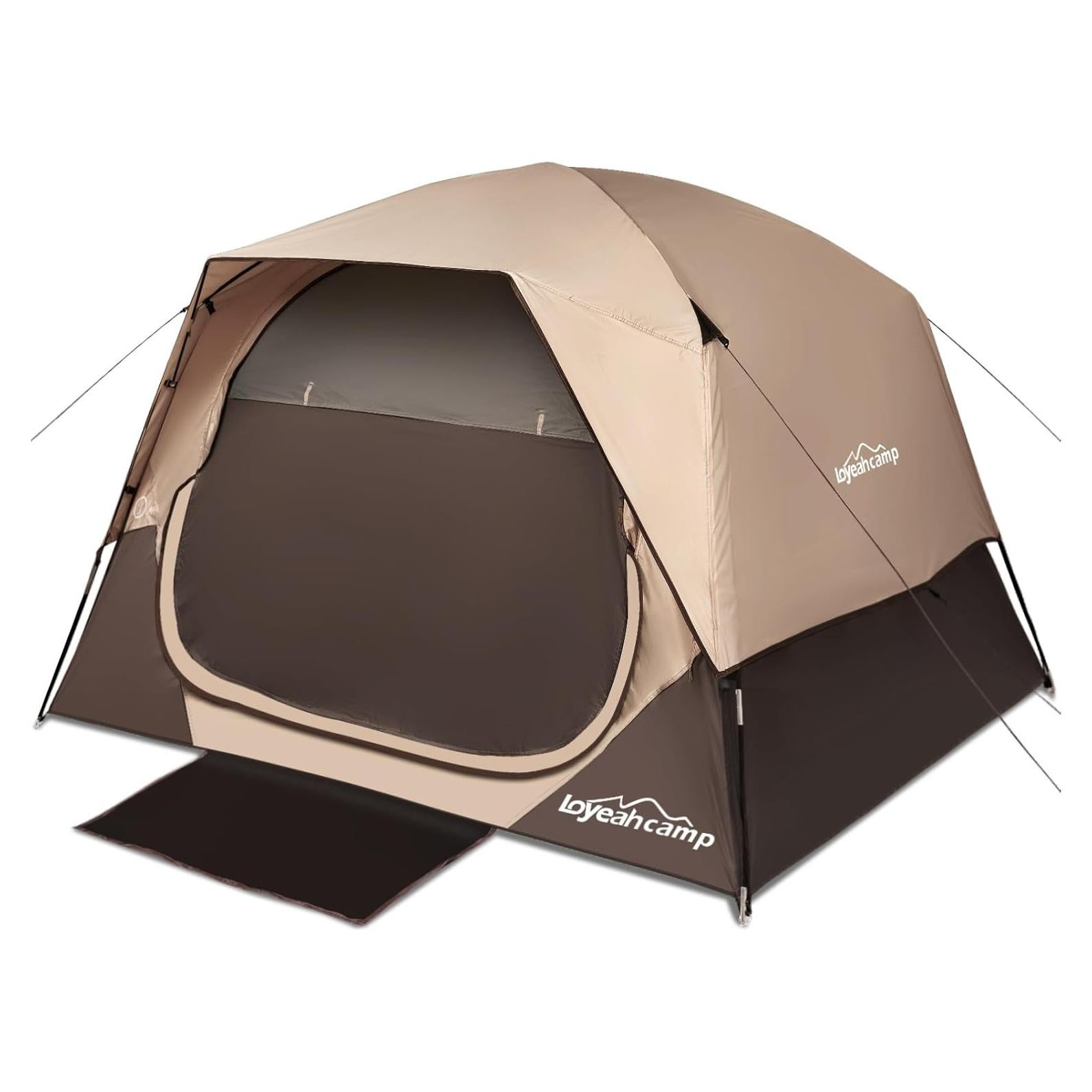 Tienda de Camping Loyeahcamp para 4 Personas Impermeable