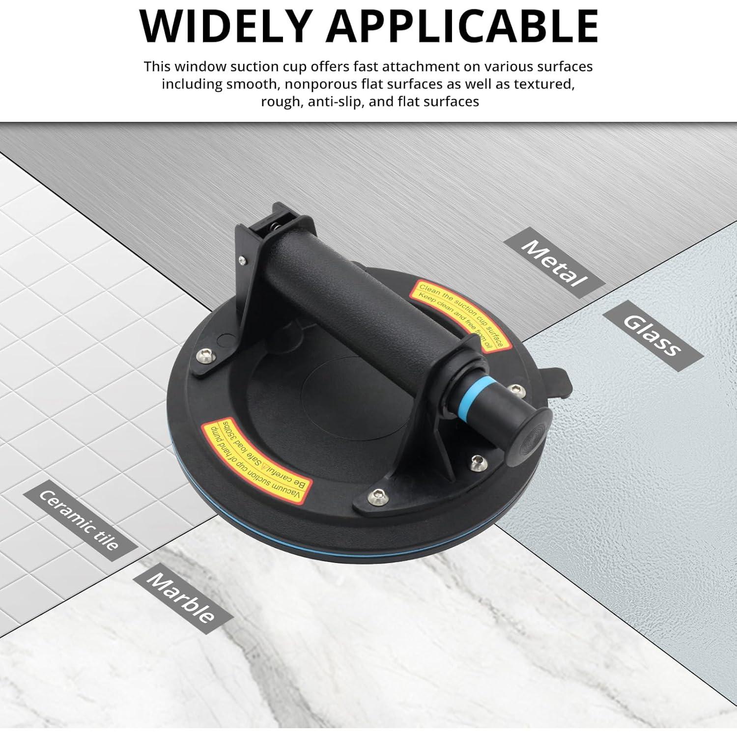 Elevador de Vidrio MAKERELE 8 Pulgadas 272 kg Alta Resistencia