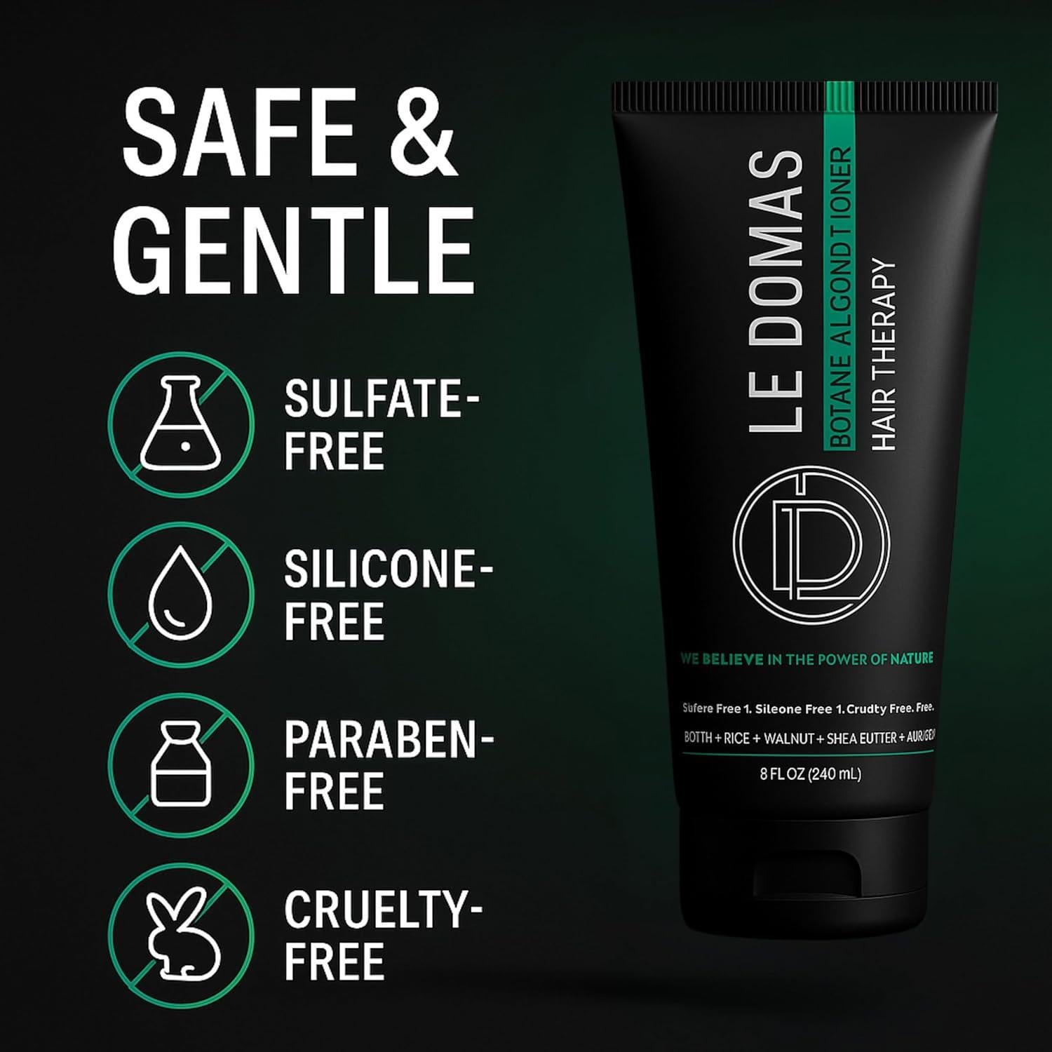 Acondicionador Hidratante LEDOMAS 236.6 ml - Aceite de Argán y Aloe