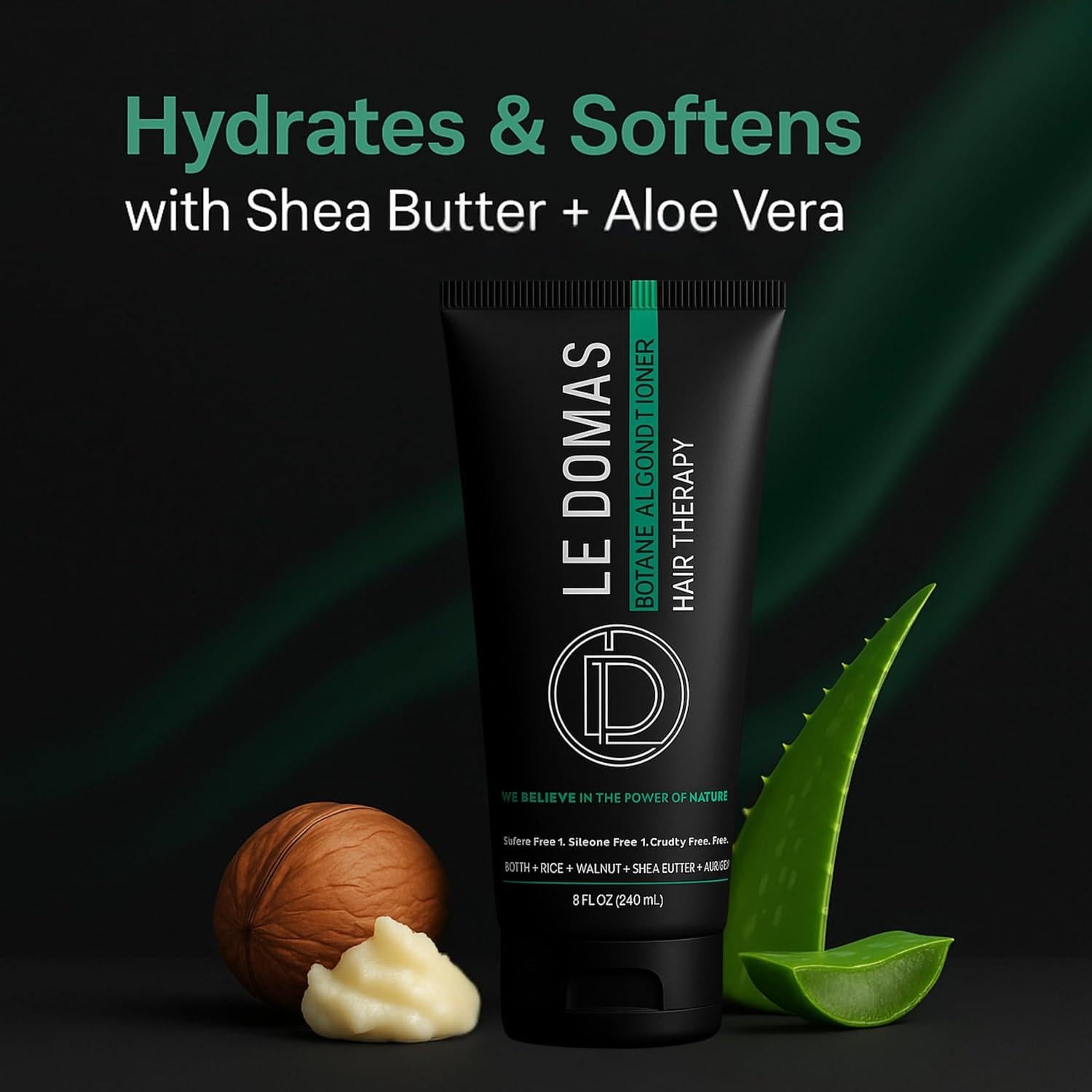 Acondicionador Hidratante LEDOMAS 236.6 ml - Aceite de Argán y Aloe