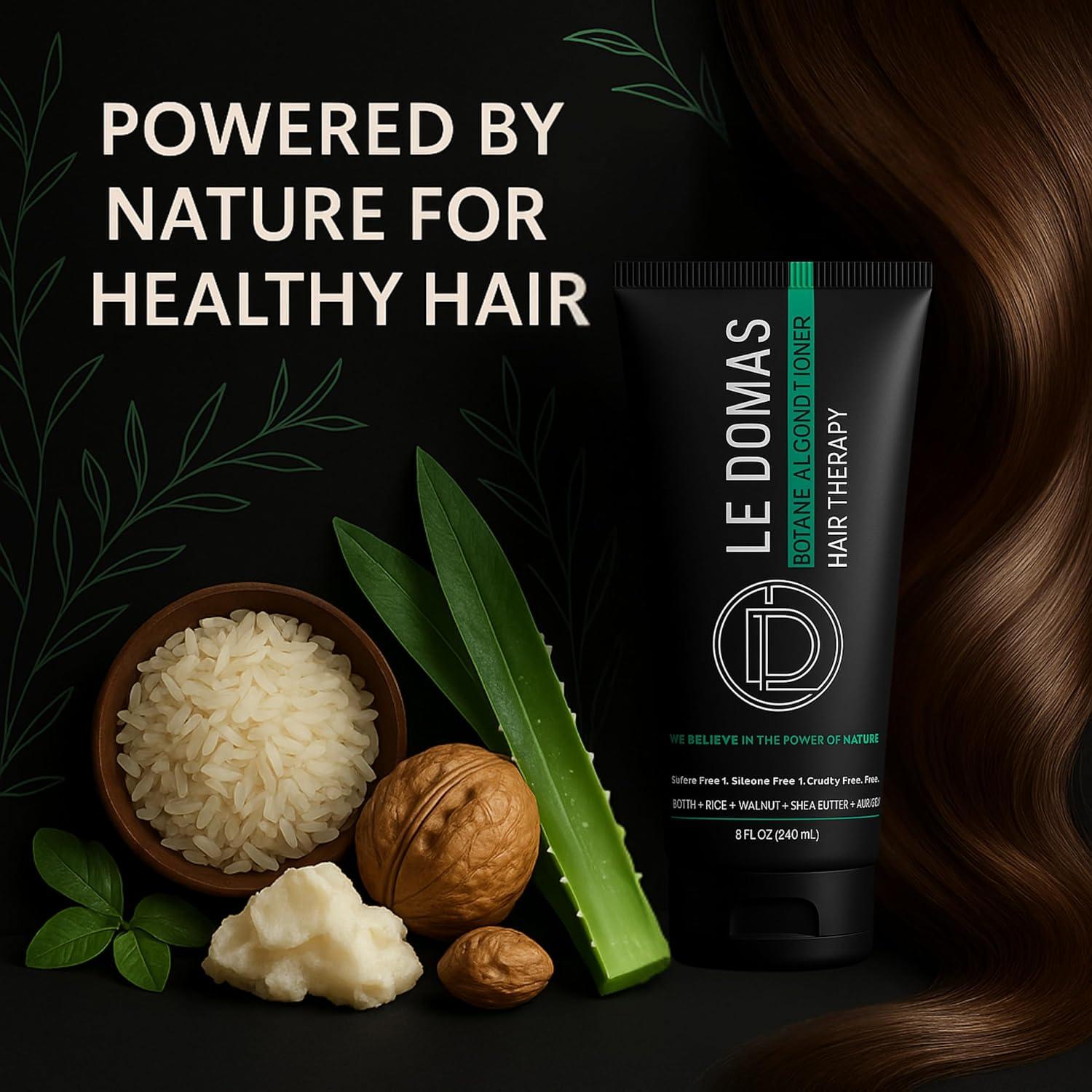 Acondicionador Hidratante LEDOMAS 236.6 ml - Aceite de Argán y Aloe