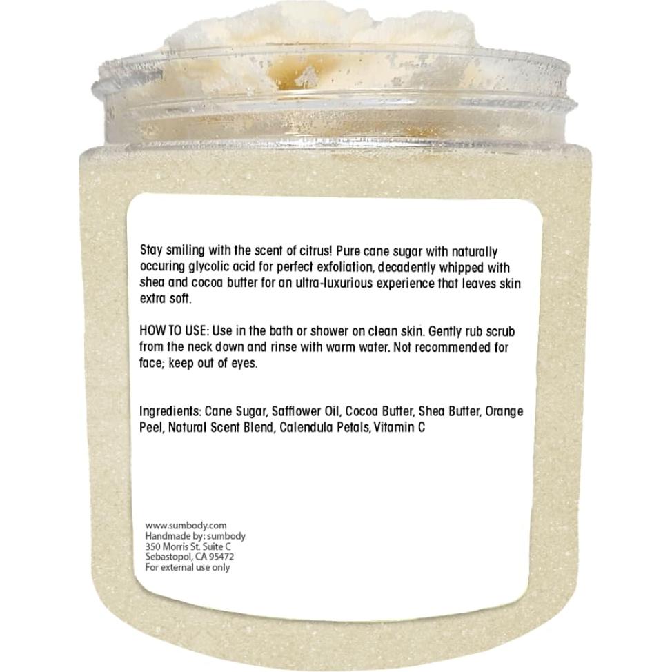 Exfoliante Corporal Sumbody 255g Azúcar Cítrico Hidratante