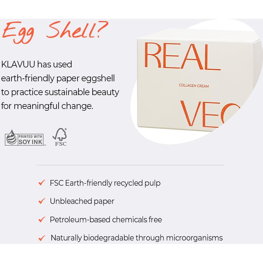 KLAVUU Crema Vegana de Colágeno - Hidratación Profunda 50ml