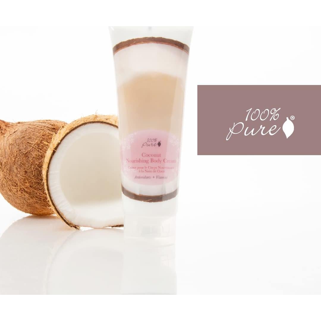 Crema Corporal Nutritiva 100% Puro Coco 226.8 g Hidratante