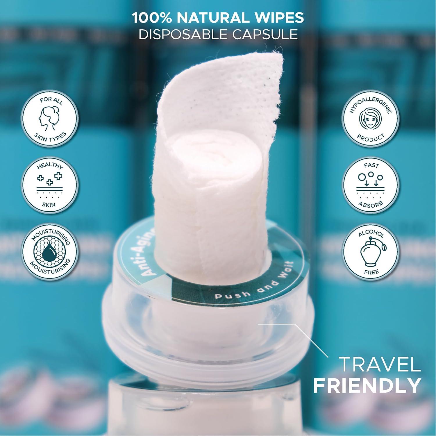 Toallitas Faciales Anti-Envejecimiento HandyTowel - 8 Unidades