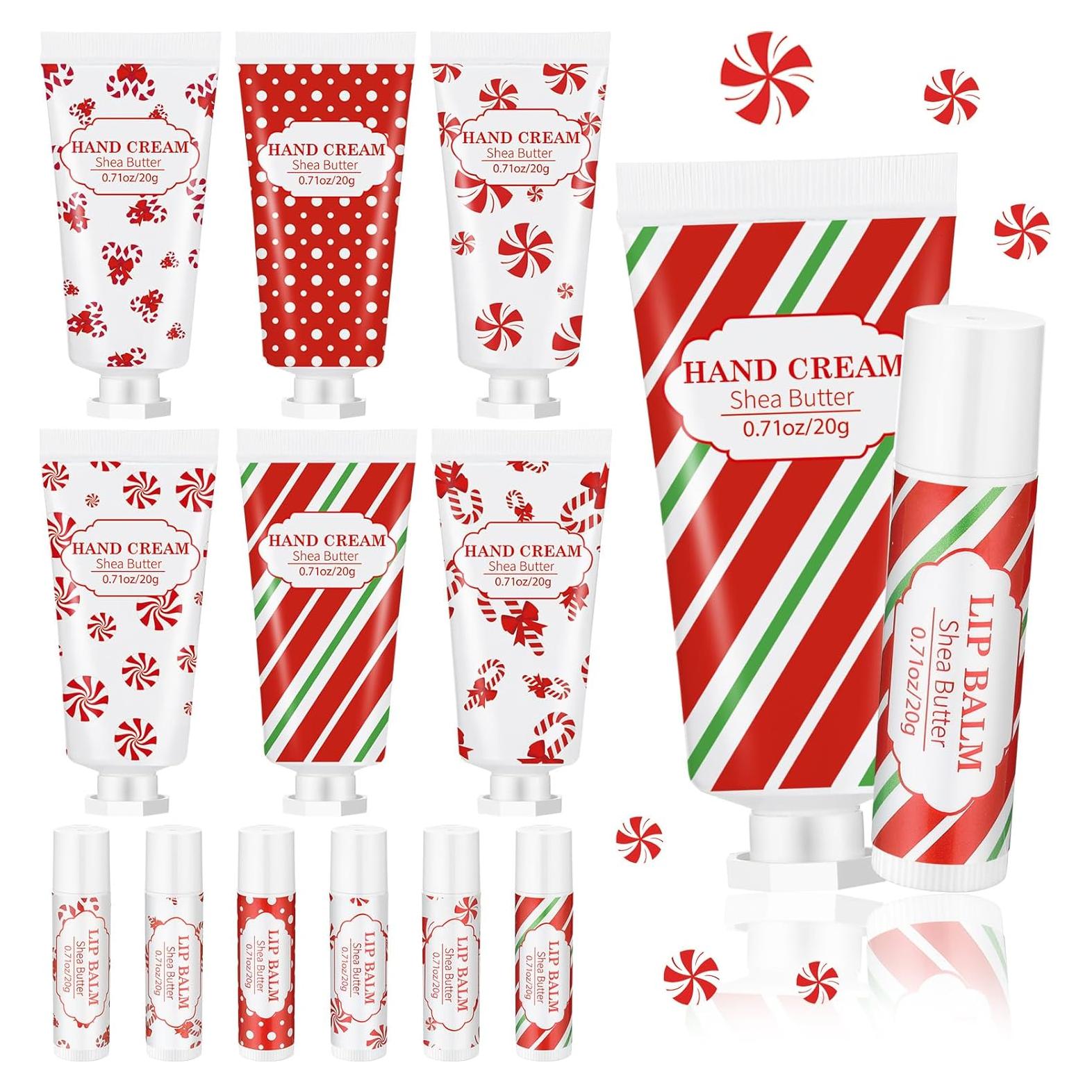 Set de Regalo Navidad Crema de Manos y Bálsamo Labial Leelosp
