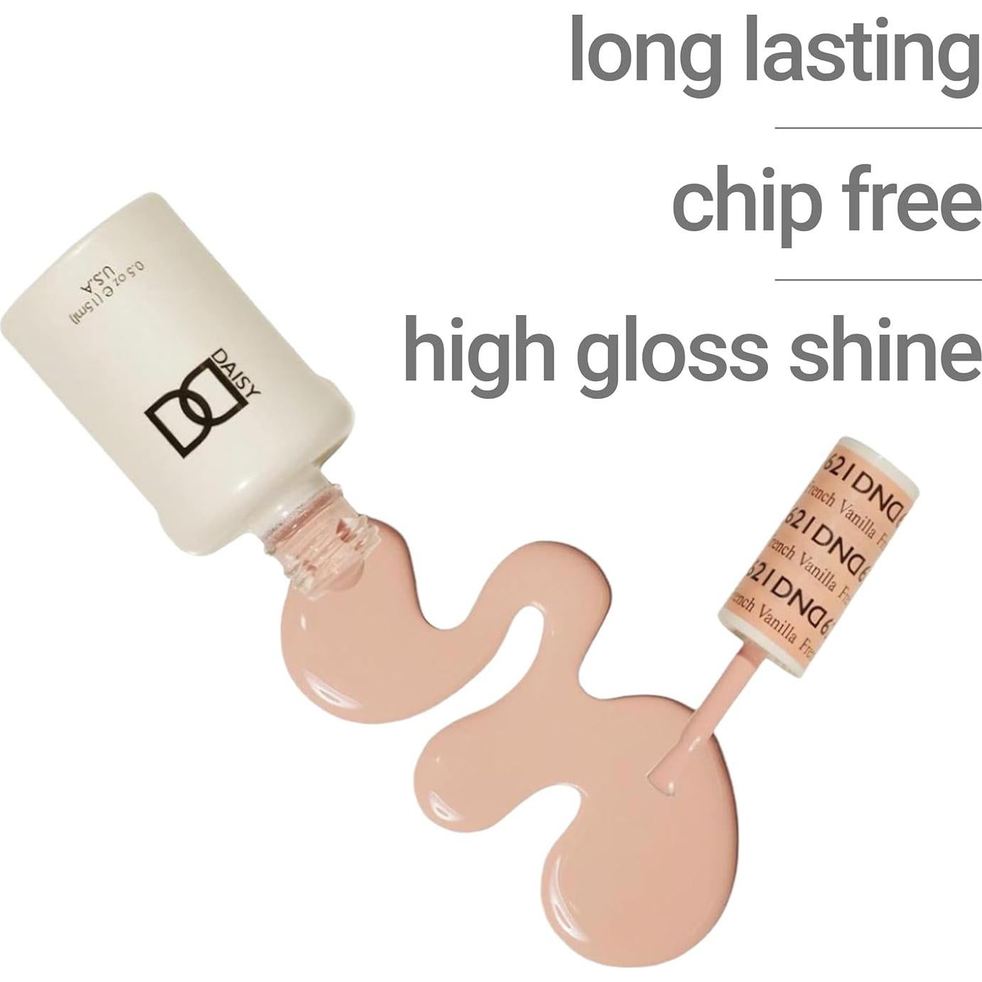 Conjunto de Esmalte en Gel DND Rosa 15 ml UV/LED y Secado al Aire