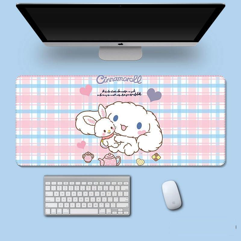 Almohadilla de Ratón Grande SMAIGE Rosa 80x30 cm para Juegos