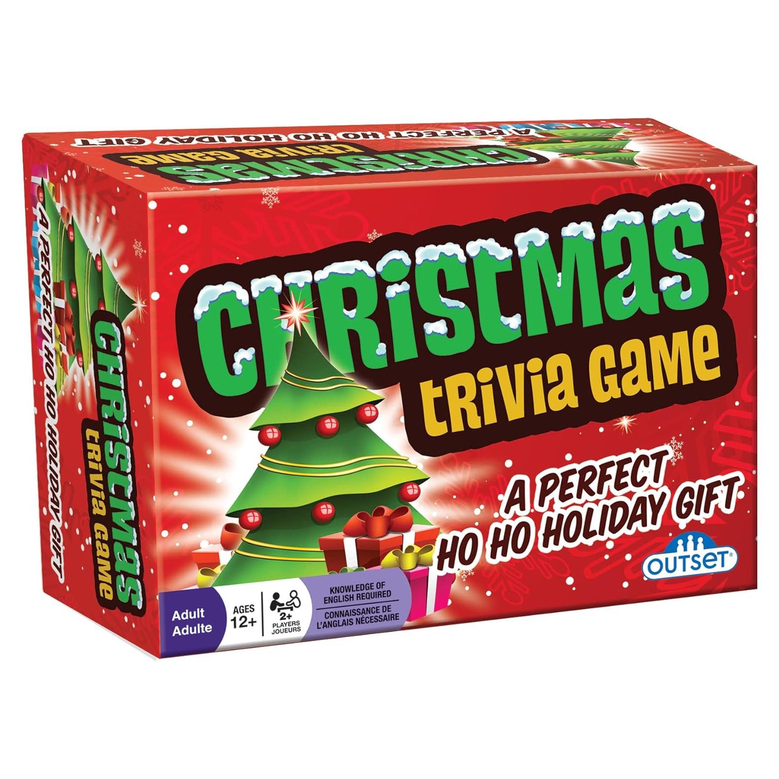 Juego de Trivia Navideña Outset - 220 Tarjetas para 12+ Años