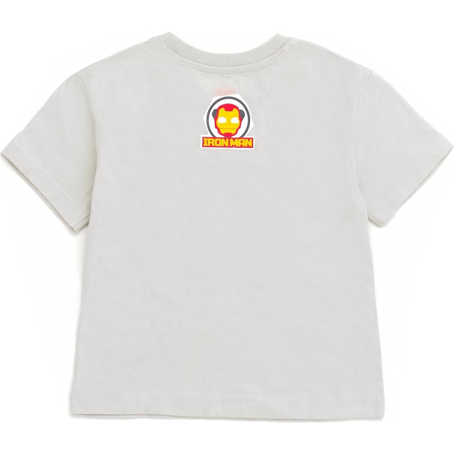 Conjunto camiseta y pantalones cortos Marvel para niños 2T-16