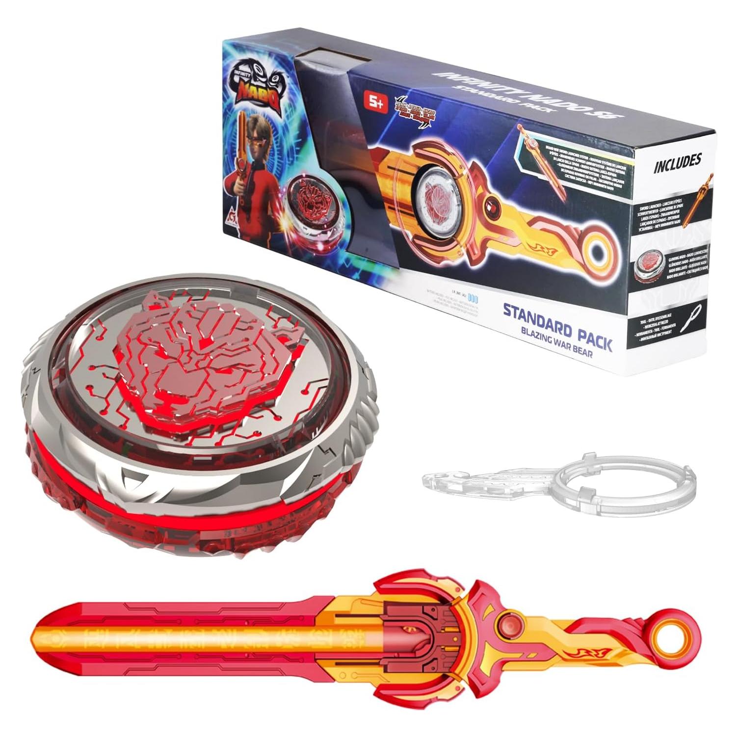 Tops de Batalla Infinity Nado Oso de Guerra Llameante 5-12 años