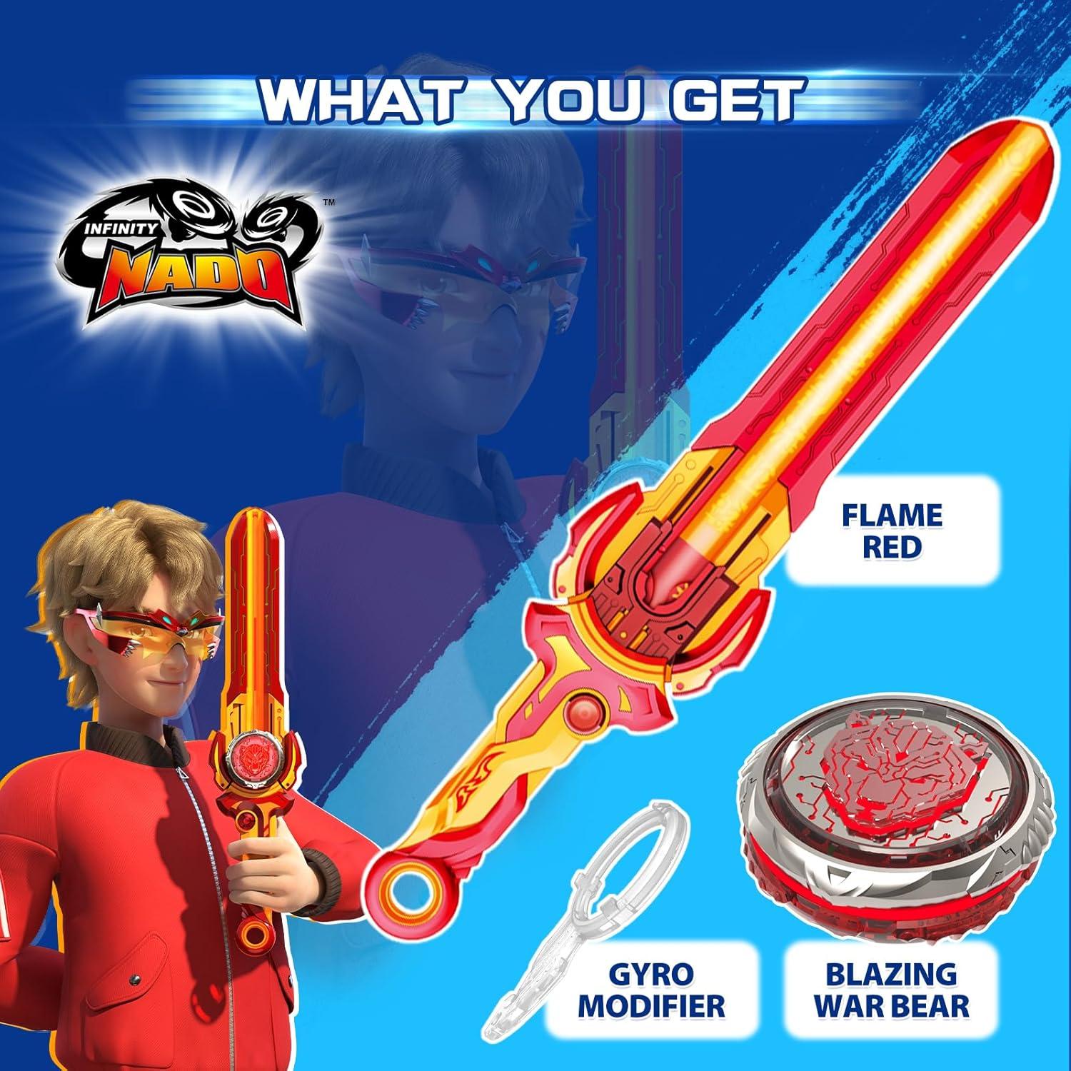 Tops de Batalla Infinity Nado Oso de Guerra Llameante 5-12 años