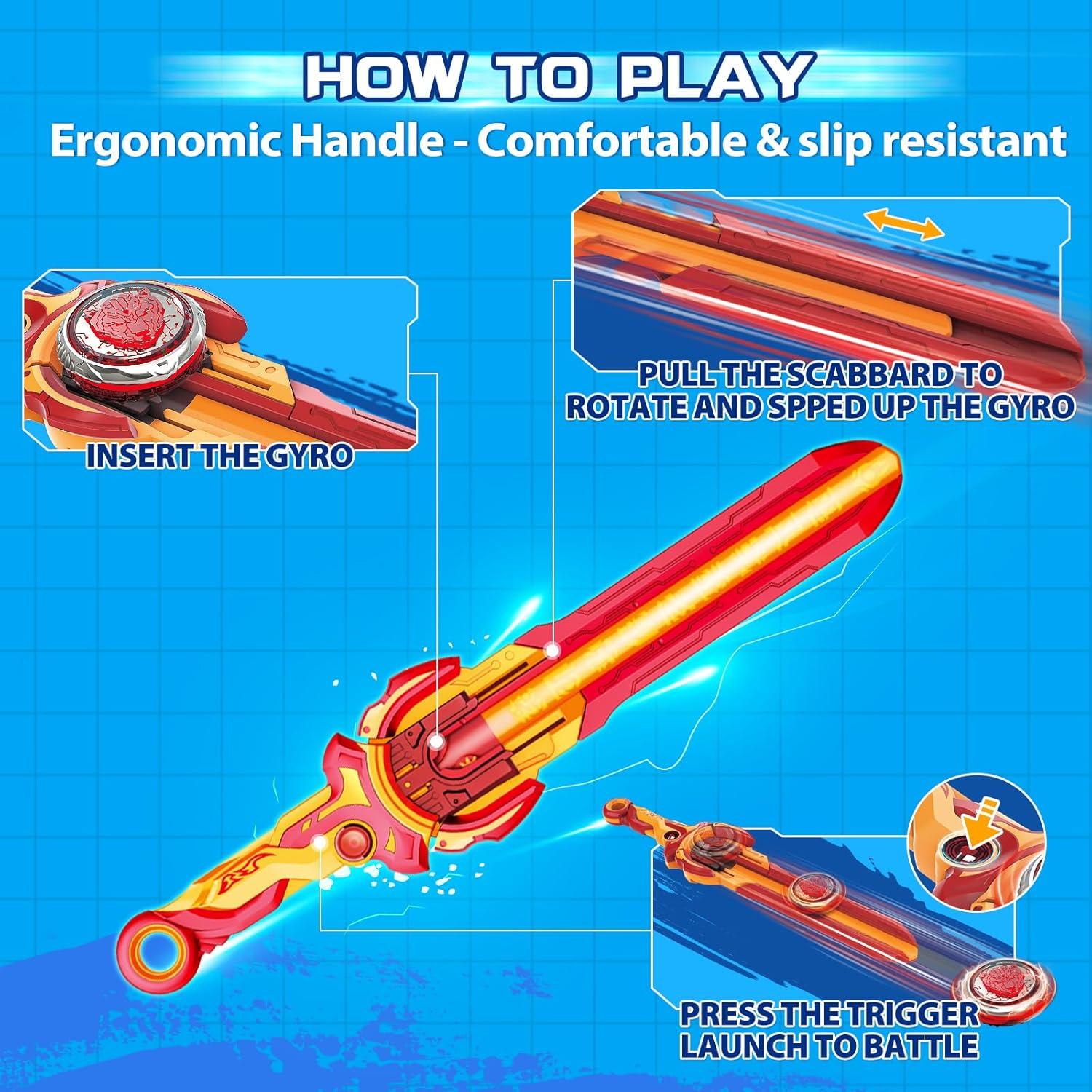 Tops de Batalla Infinity Nado Oso de Guerra Llameante 5-12 años