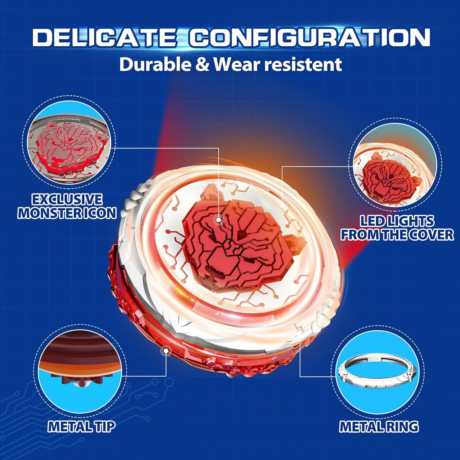 Tops de Batalla Infinity Nado Oso de Guerra Llameante 5-12 años