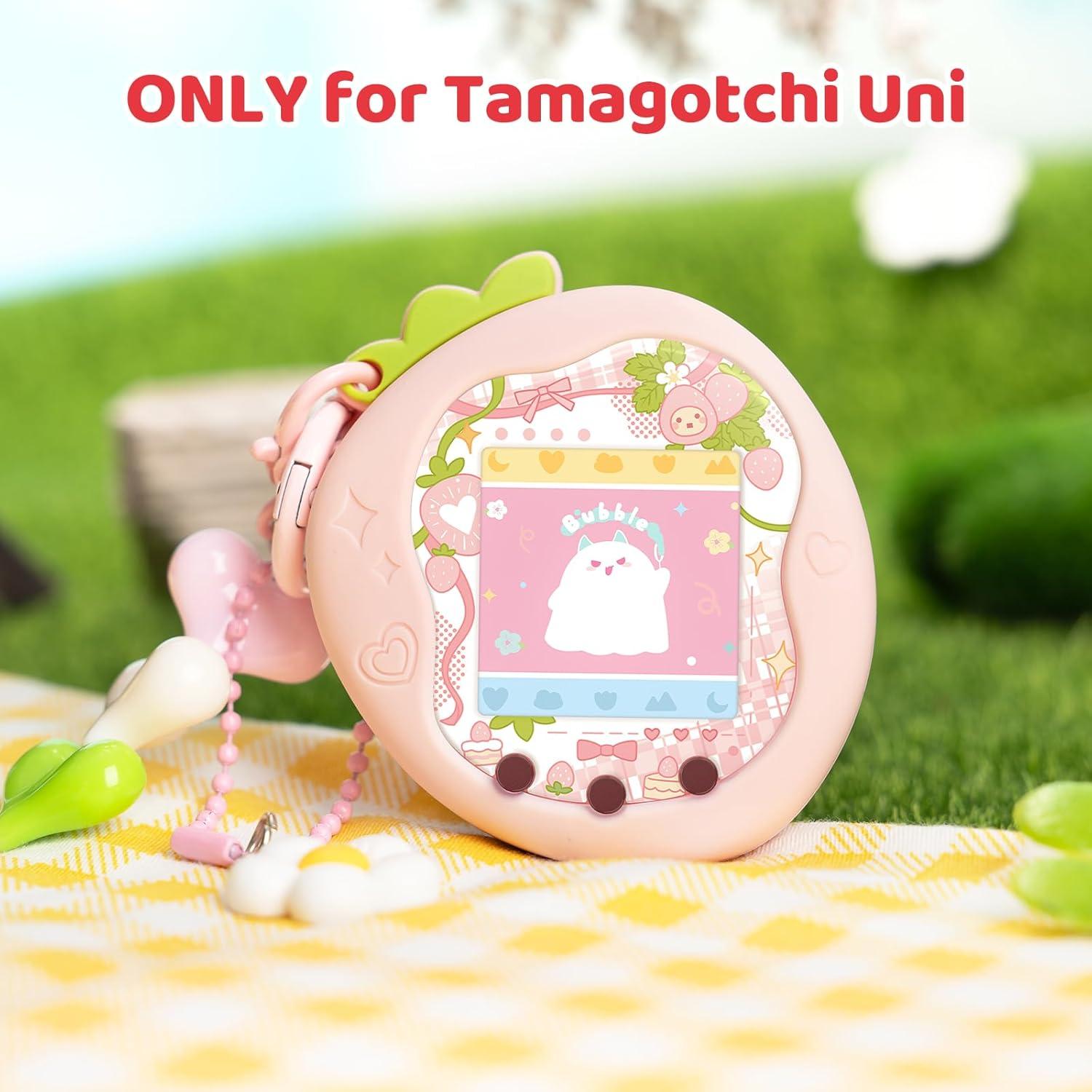 Funda Protectora Rosa BUBBLELOGUS para Tamagotchi Uni