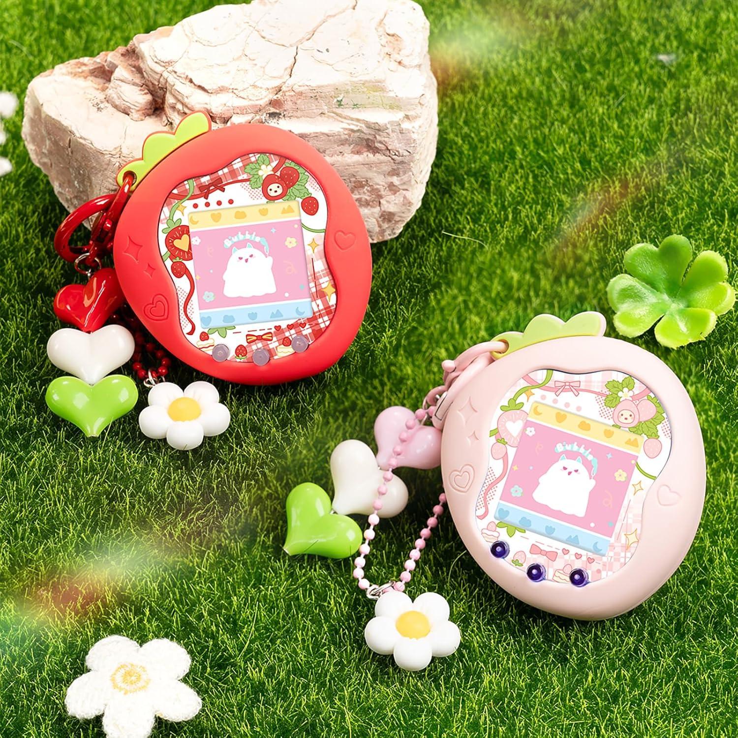 Funda Protectora Rosa BUBBLELOGUS para Tamagotchi Uni