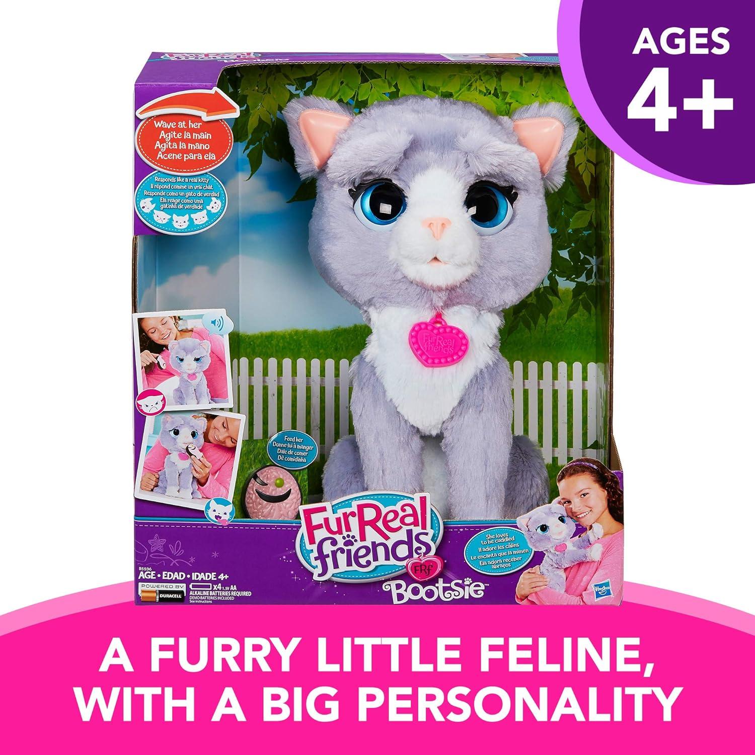 Juguete de Peluche Interactivo FurReal Bootsie - Gatito 0.93 kg