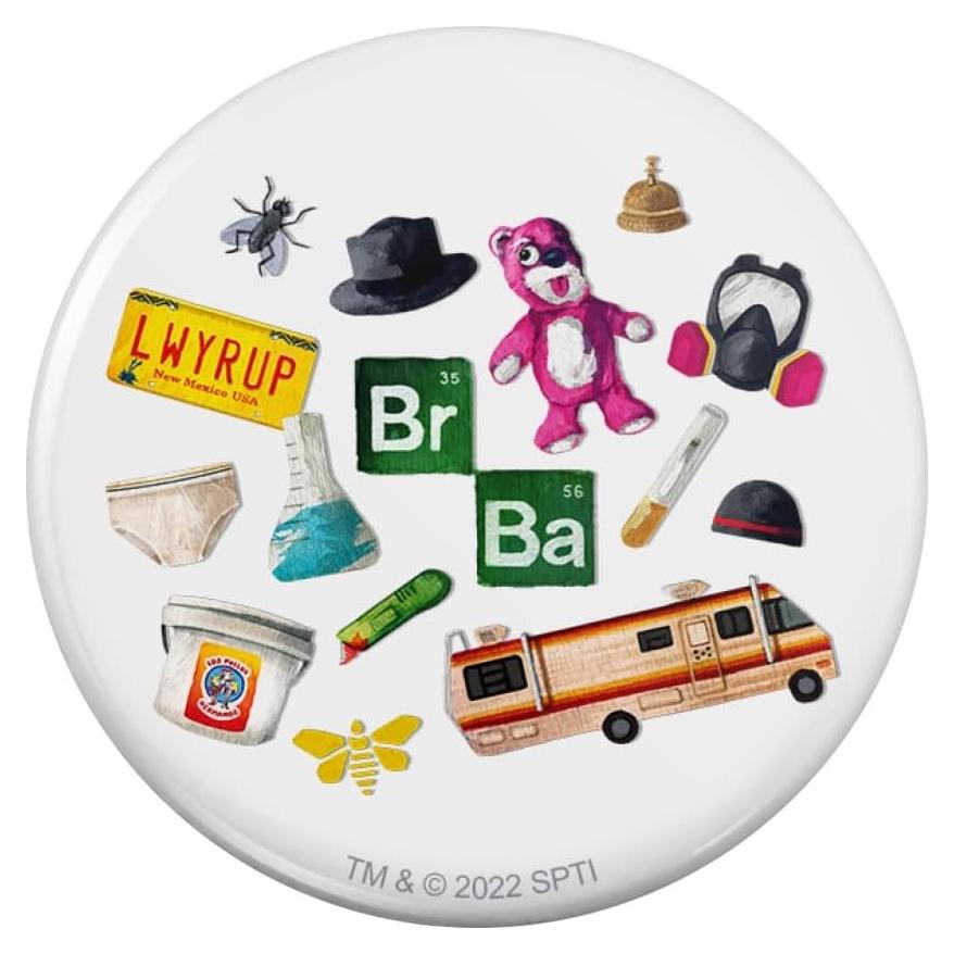 Imán de Botón Breaking Bad 5.7cm - Graphics & More