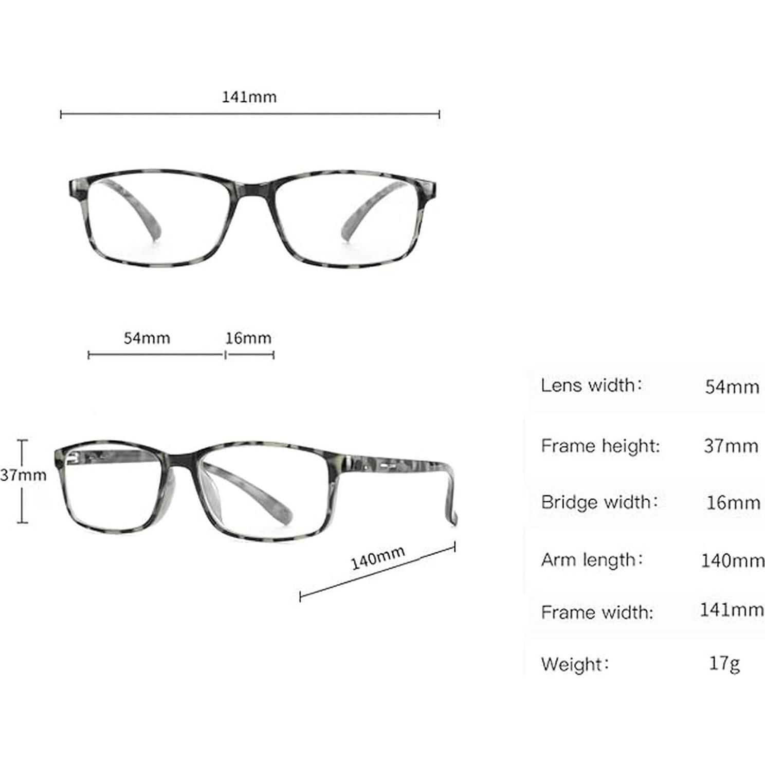 Gafas de Lectura Fotoquímicas Laureles Cuadradas 2x Verde