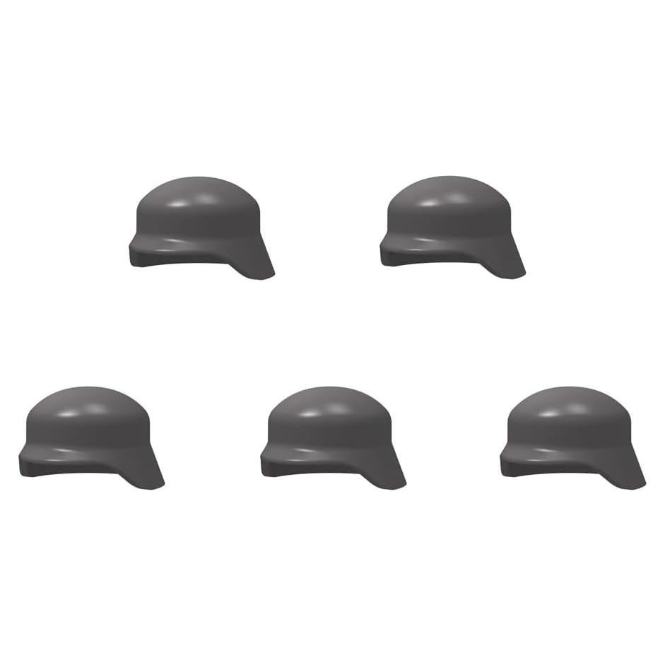 WW2 Military Helmet Printed Hat Germany Soldier Steel Helmets US Hats British Beret Soviet Army Police Cap Building Block Figure 5pcs/lot (TKDJ14)