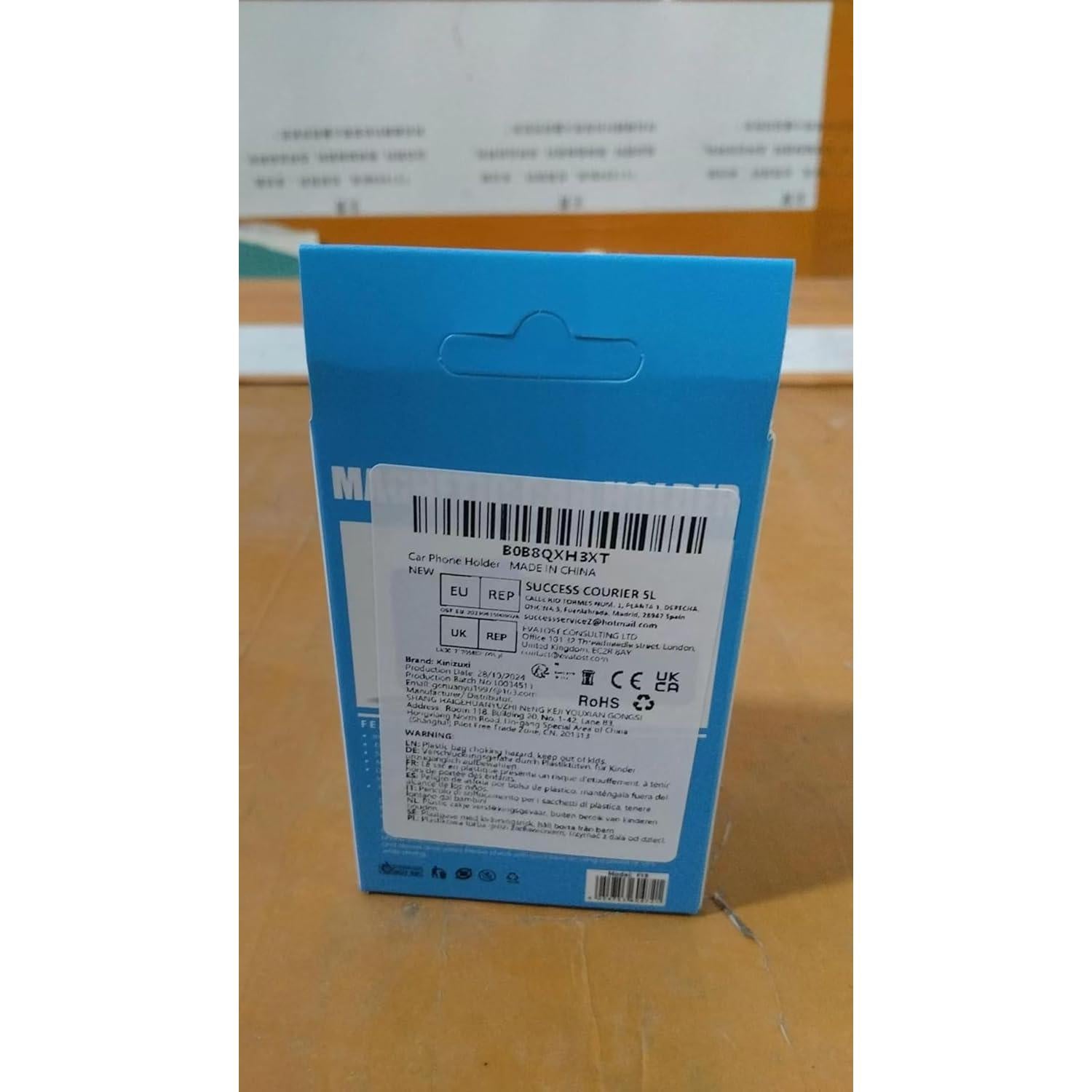 Soporte Magnético para Teléfono Kinizuxi con Rotación 360° - Negro