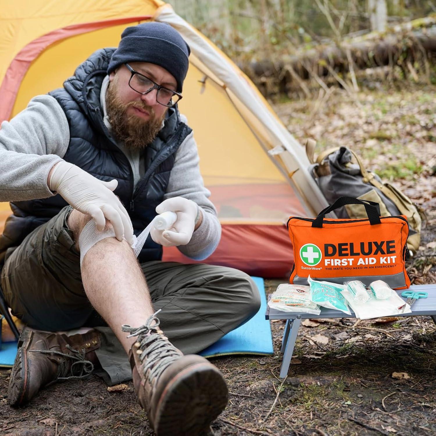 Kit de Primeros Auxilios SuccorWare 380 Piezas Compacto Naranja