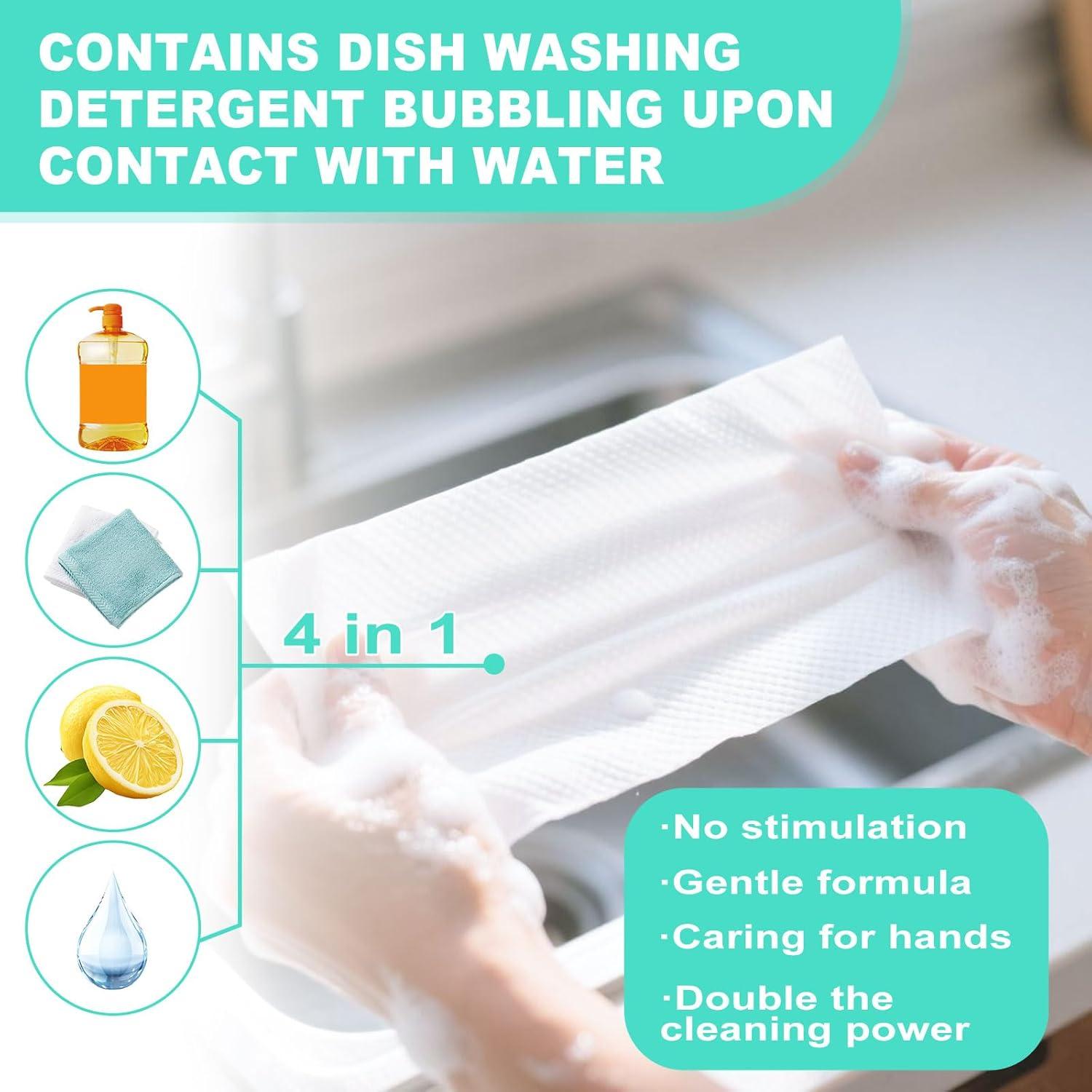 Toallitas Desechables para Limpiar Platos Toomundo 30 Unidades