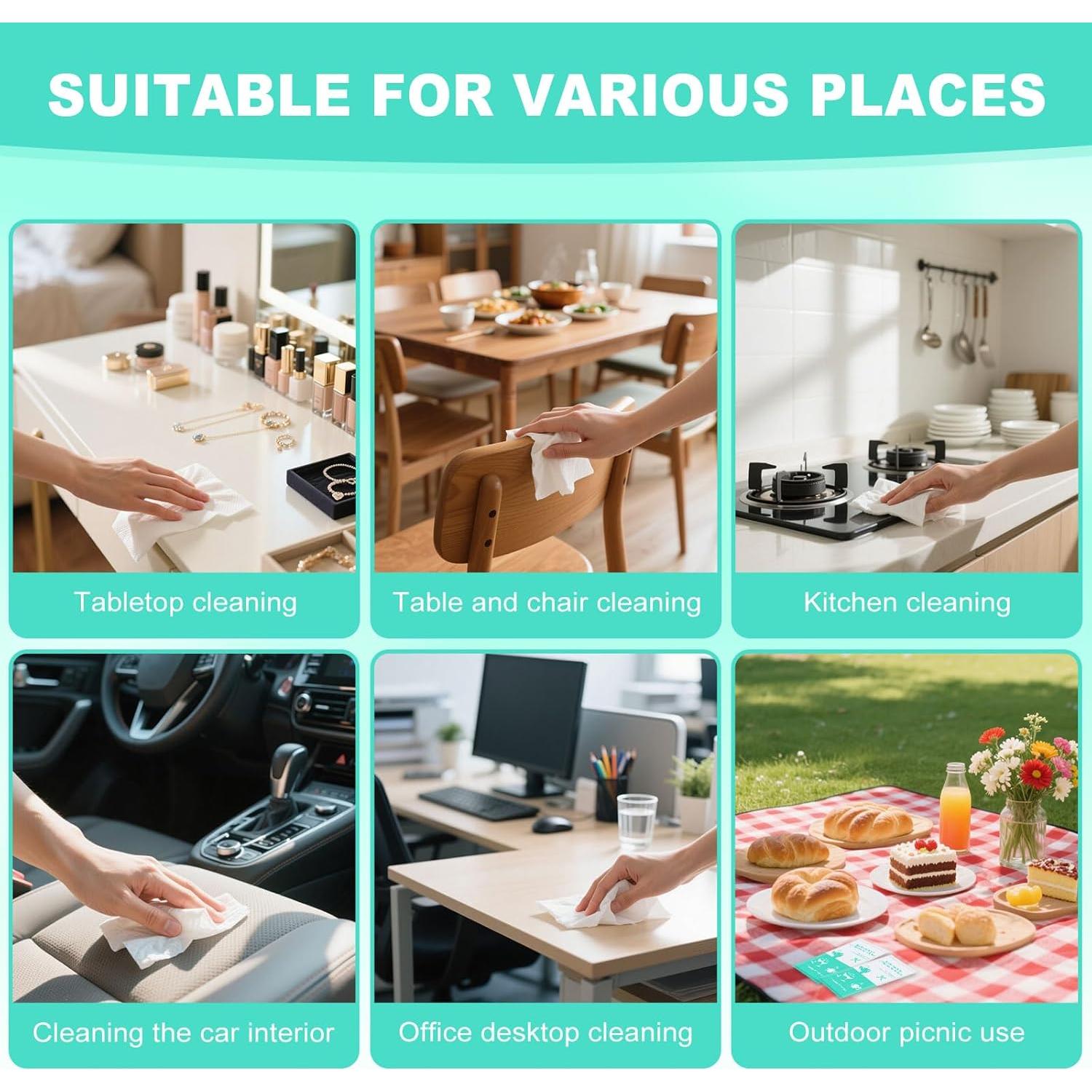 Toallitas Desechables para Limpiar Platos Toomundo 30 Unidades