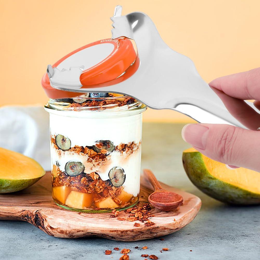 2 Abrebotellas de Tarro de Conserva Kazheon Acero Inoxidable