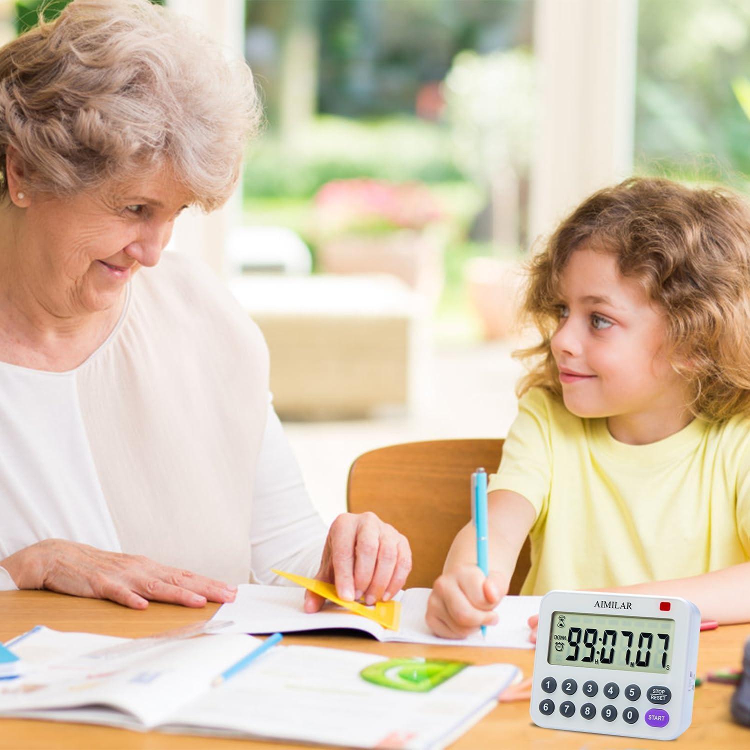 Temporizador de Cocina Digital AIMILAR con Alarma Fuerte 99h