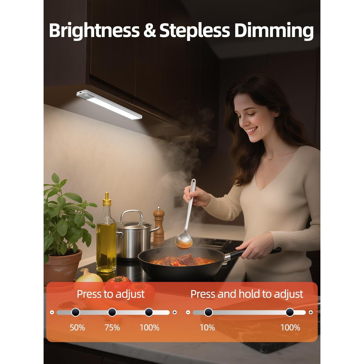 Luces LED Recargables con Sensor de Movimiento VOZUJI 20cm