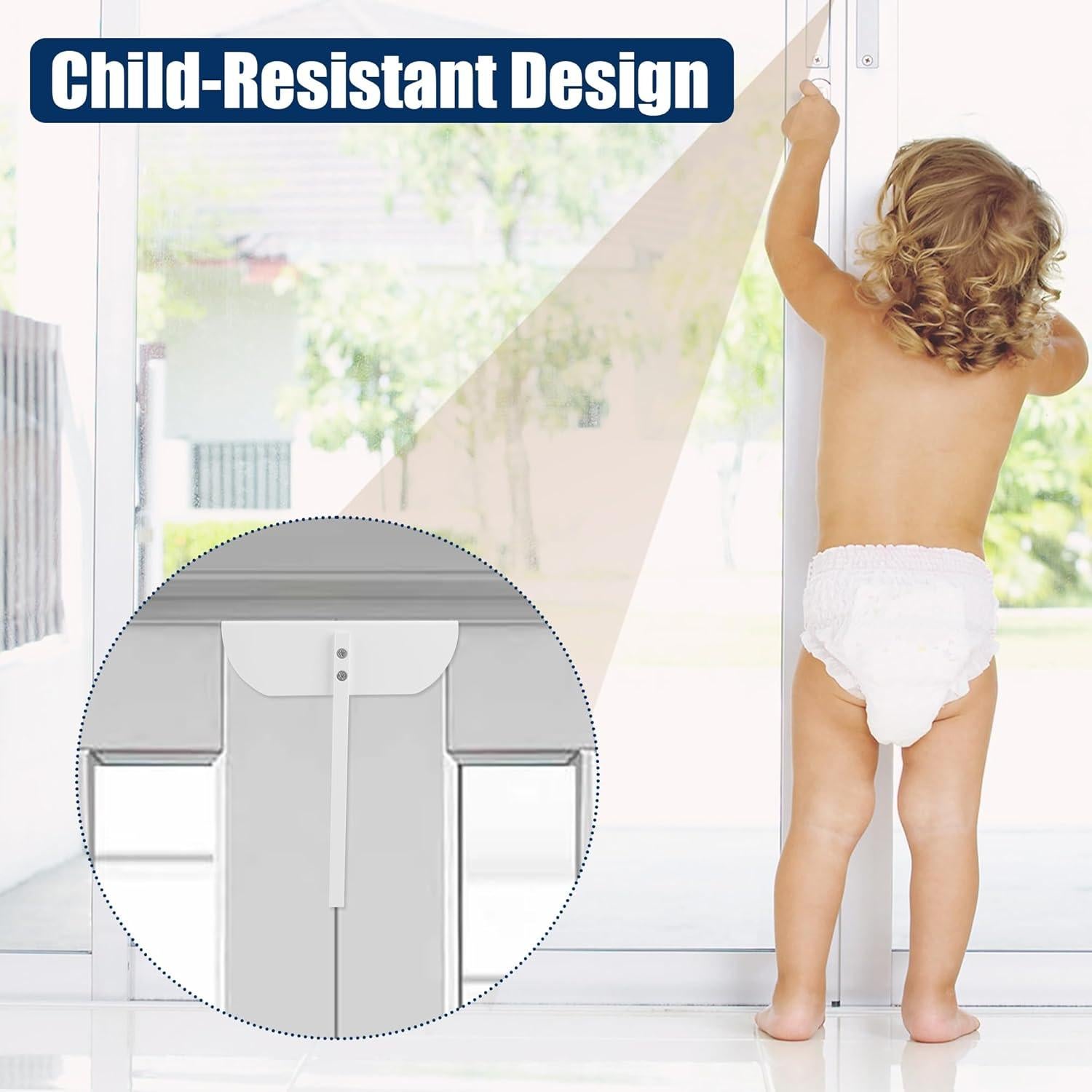 Cerradura Bifold de Seguridad TAMIDN para Puertas Dobles - 1PC