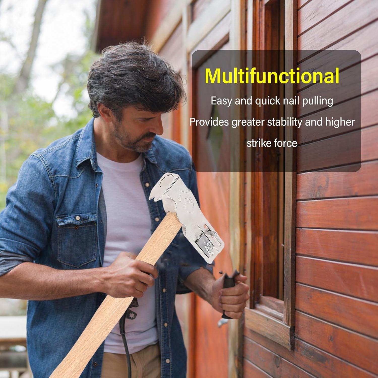 Hacha de Tejado Zyyini 34 cm Martillo de Yeso Magnético