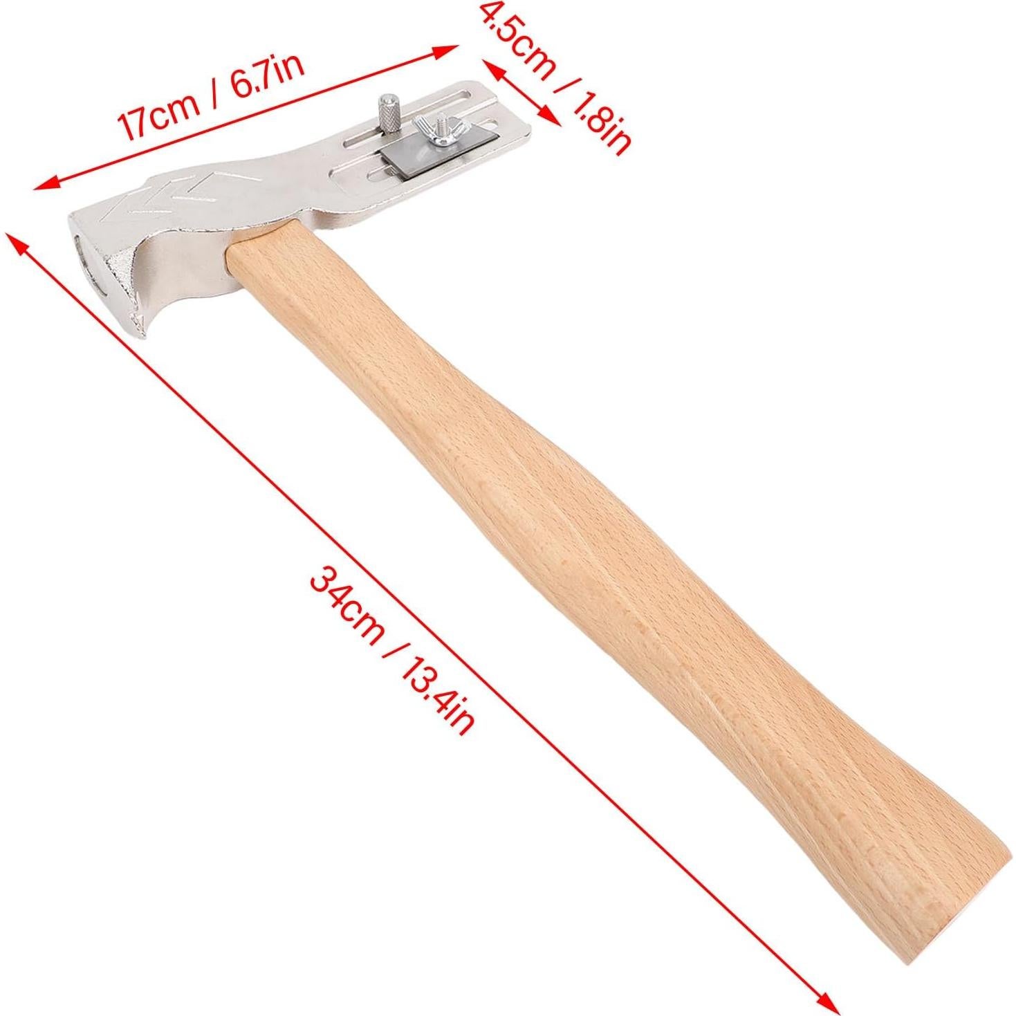 Hacha de Tejado Zyyini 34 cm Martillo de Yeso Magnético