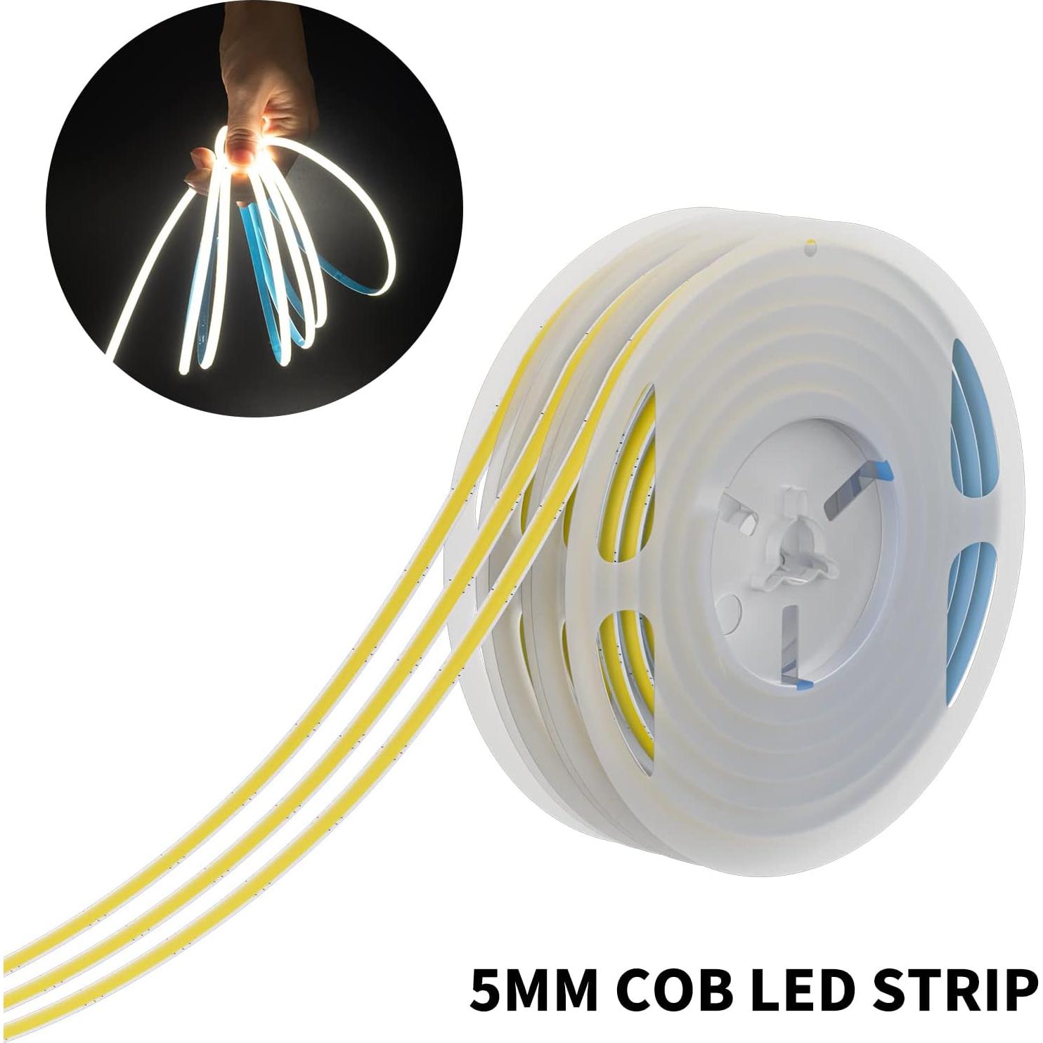 Cinta LED COB PAUTIX 5m 2700K 504 LEDs/m DC24V Flexible