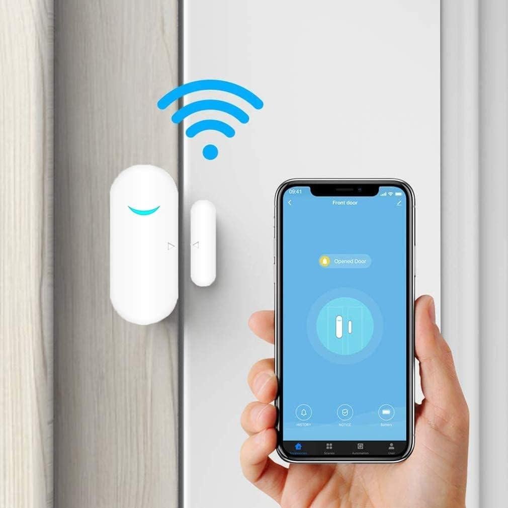 Sensor de Puerta y Ventana WiFi SENCKIT con App y Alarma