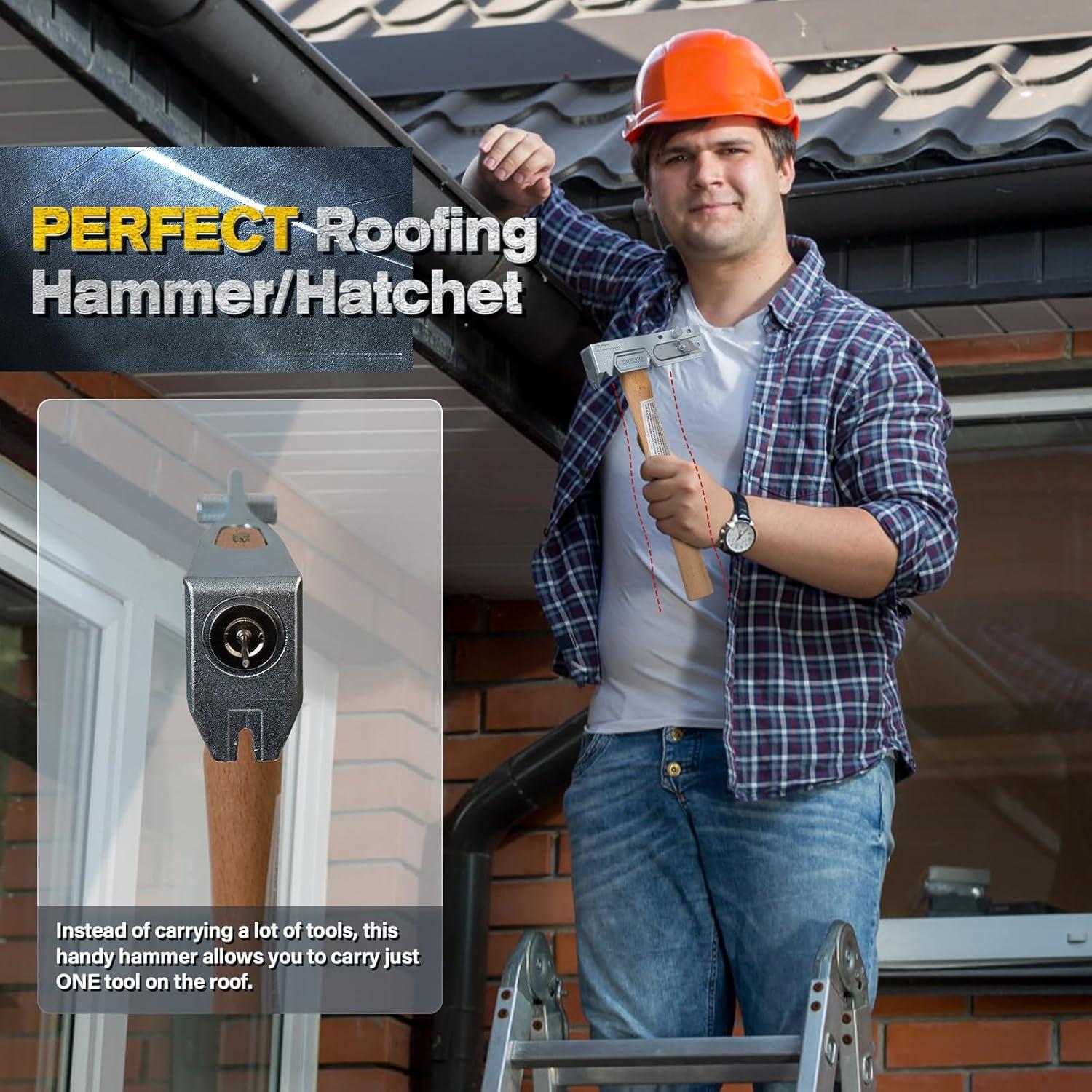 Hacha de Tejado Magnética Kathleno CTC con Imán y Cuchillo