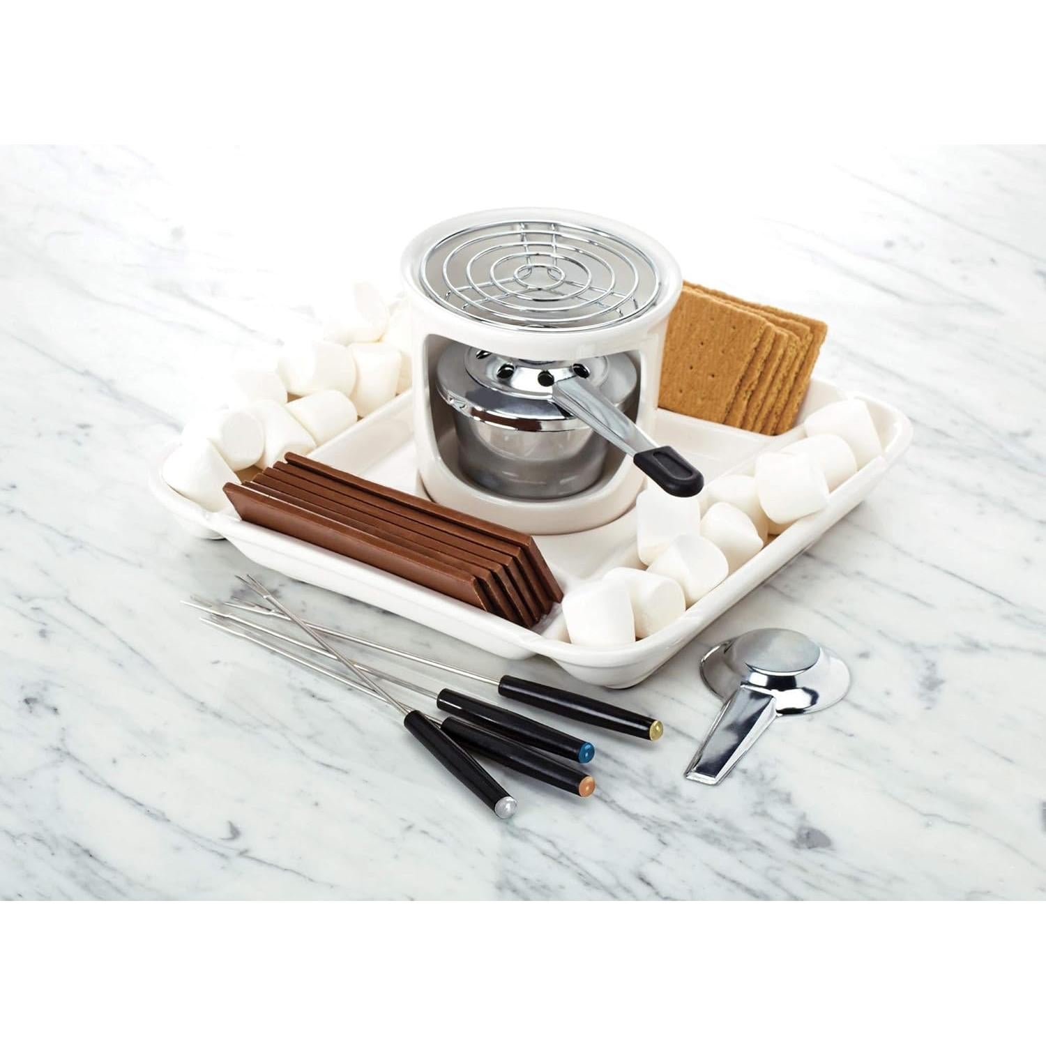 Fabricador de S'mores Chicago Metallic Pequeño Blanco