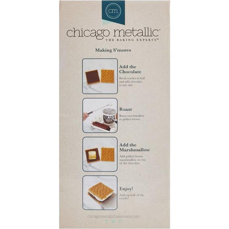 Fabricador de S'mores Chicago Metallic Pequeño Blanco
