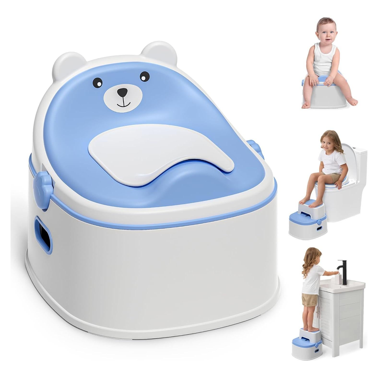 Inodoro de Entrenamiento 3 en 1 Himold Azul Bebé