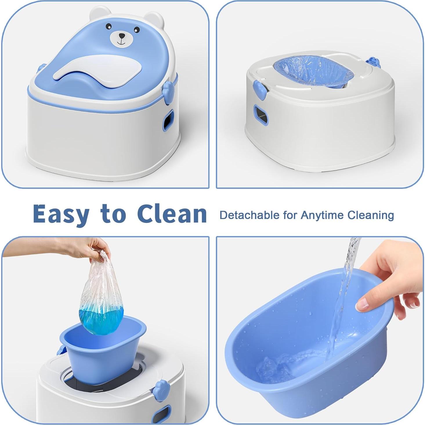 Inodoro de Entrenamiento 3 en 1 Himold Azul Bebé