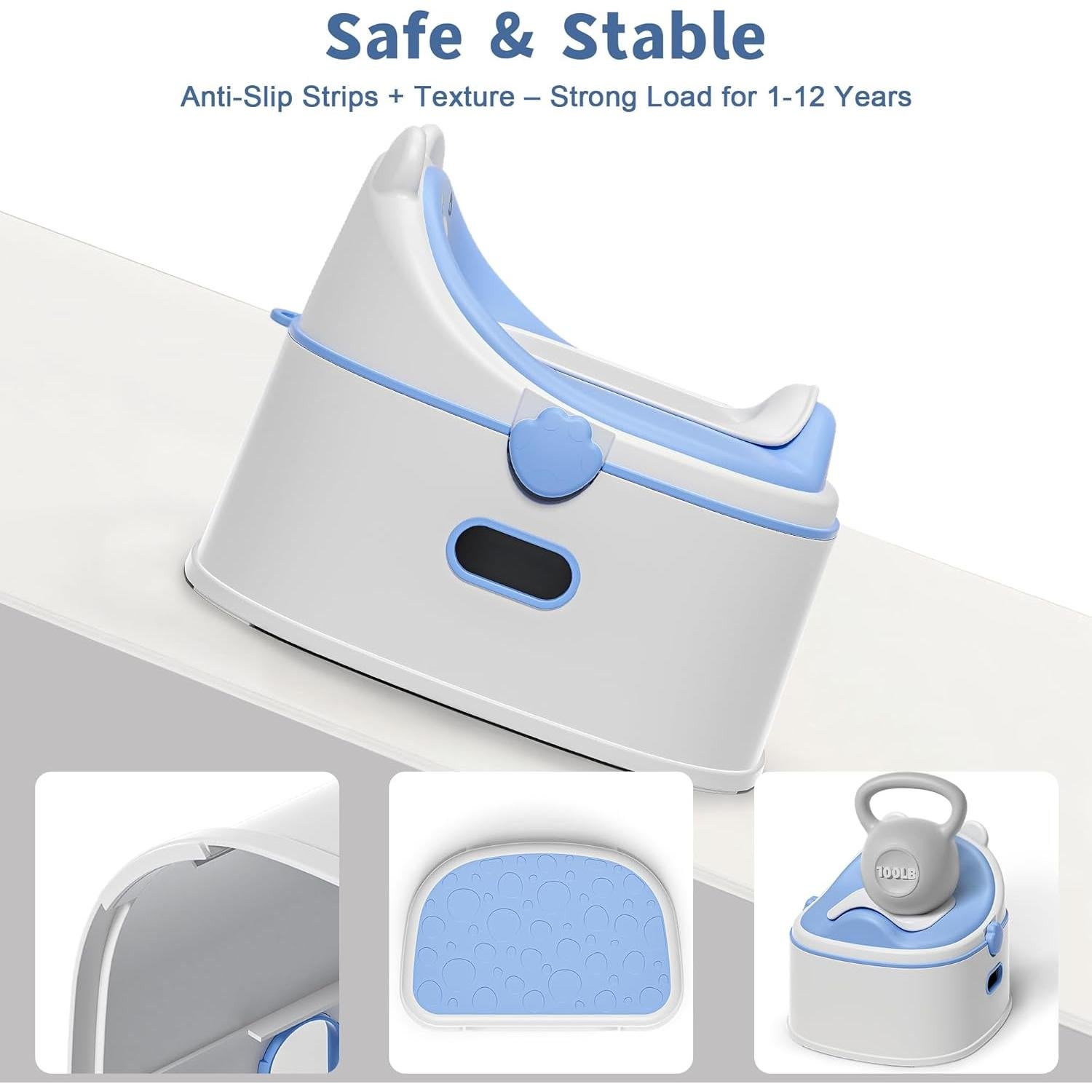 Inodoro de Entrenamiento 3 en 1 Himold Azul Bebé