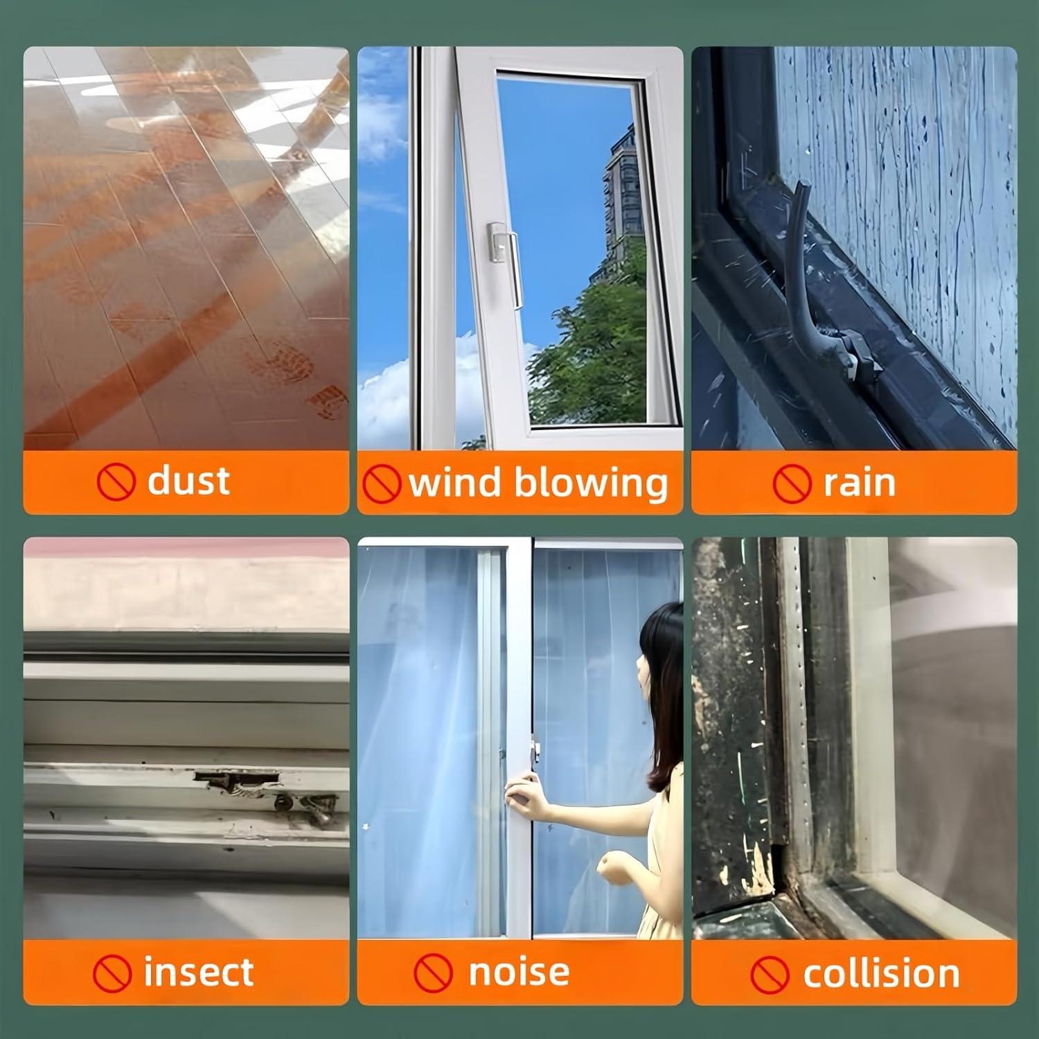 Sello de Puerta Aislante Térmico Fjzoys 5.03m Gris Autoadhesivo