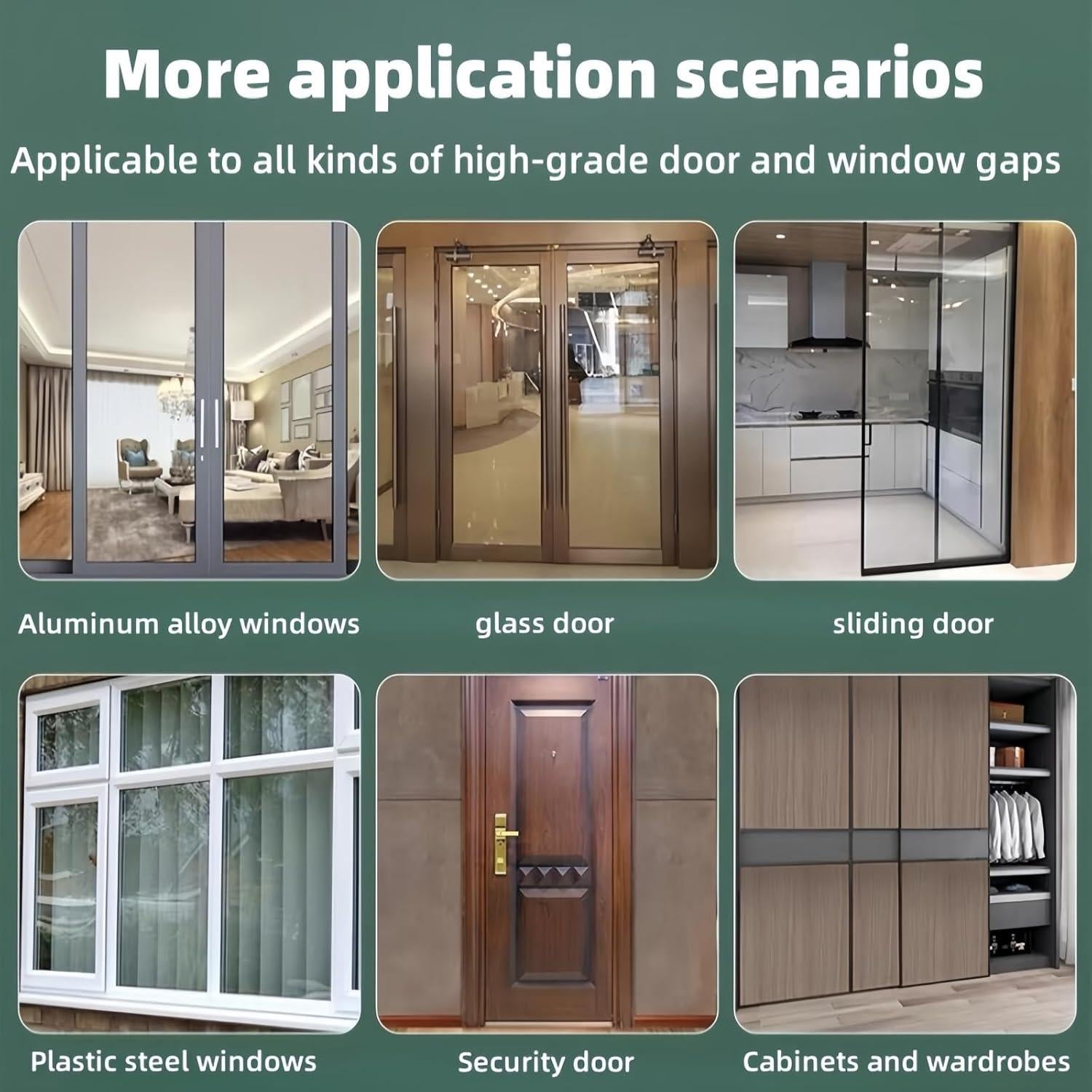 Sello de Puerta Aislante Térmico Fjzoys 5.03m Gris Autoadhesivo