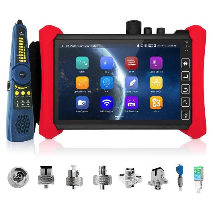 Probador OTDR Henkion RSO-73 1310/1550nm 28/26dB Pantalla 7"