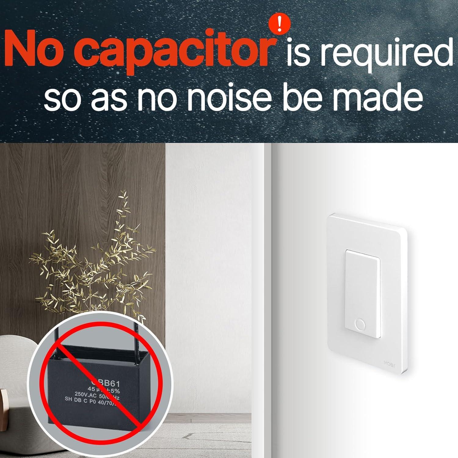 Interruptor Inteligente Zigbee 1 Gang MOES Sin Neutro Control Voz