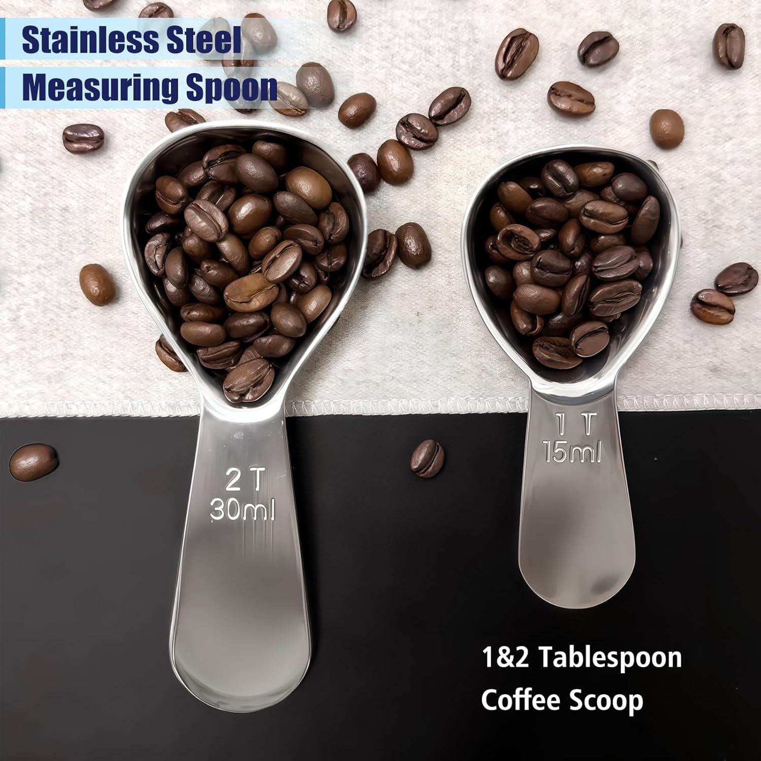 Cucharas Medidoras de Acero Inoxidable Rovella 15ml - 2 Pcs