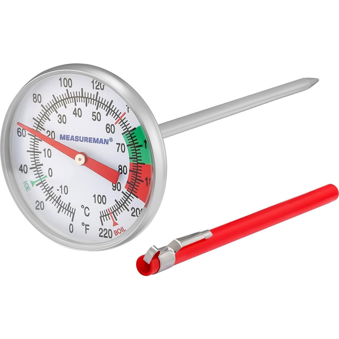 Termómetro de Leche MEASUREMAN MC042, Lectura Instantánea 0-104°C