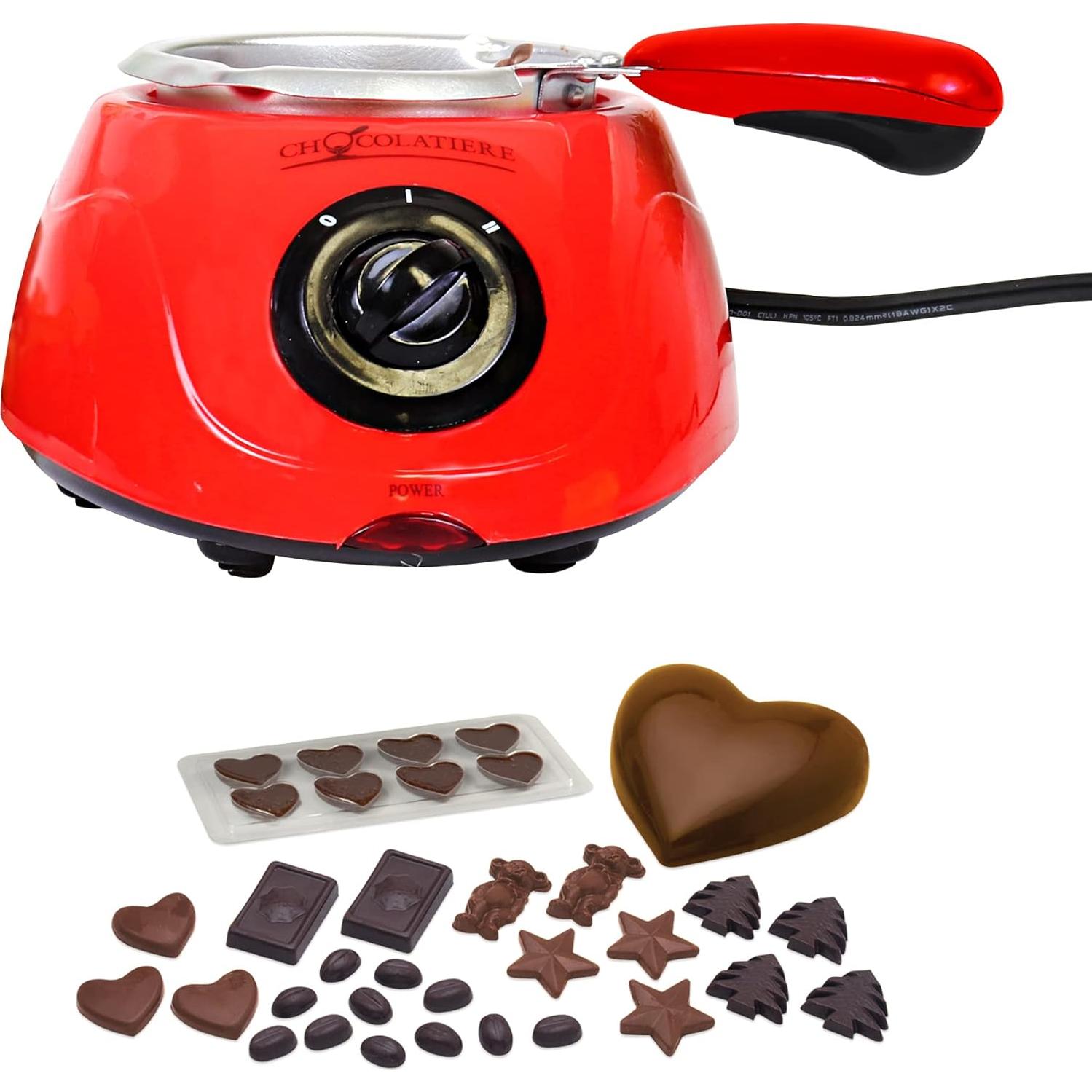 Olla Derretidora de Chocolate Total Chef 250g con 32 Accesorios