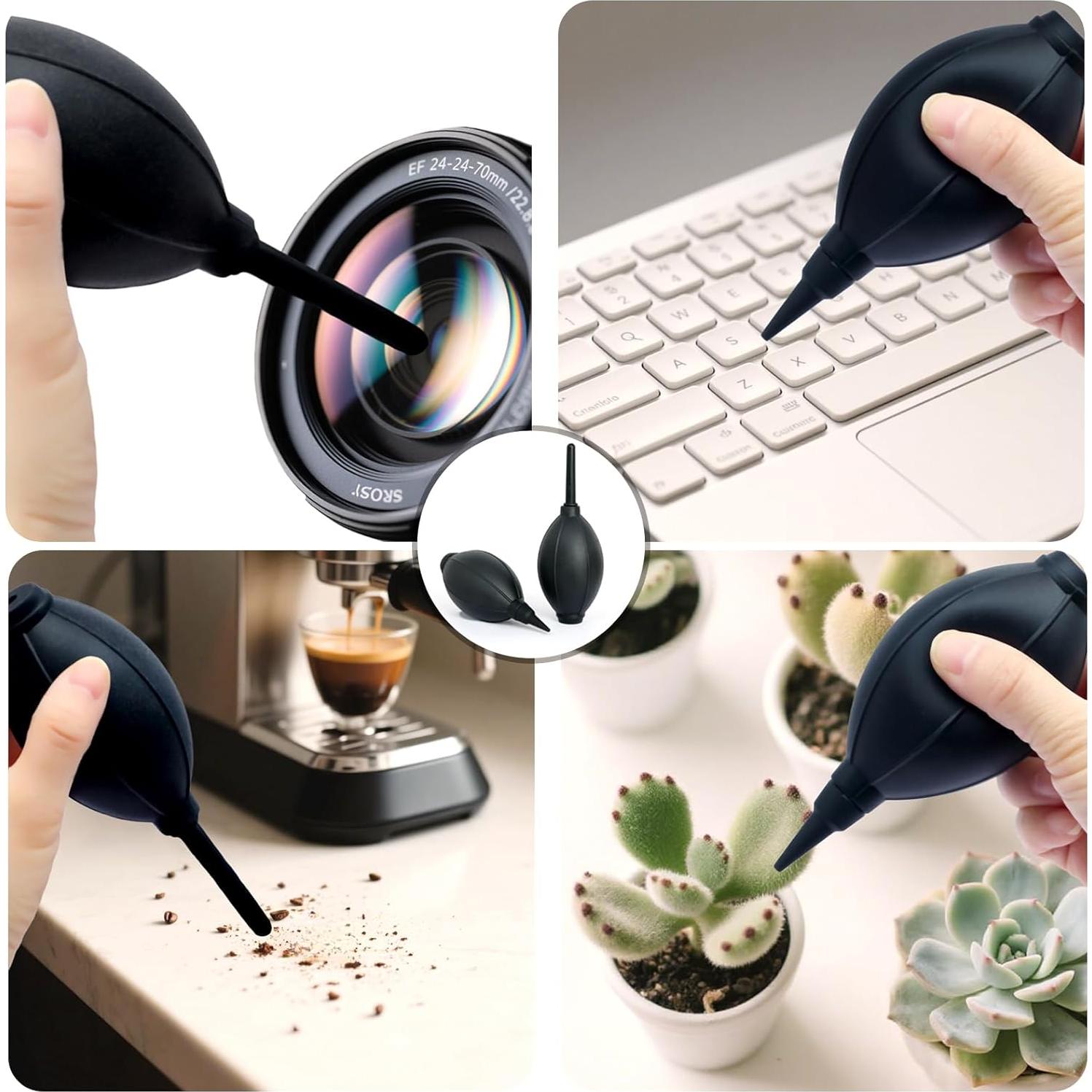 Soplador de Aire Manual VVEASIER con Boquillas Larga y Corta